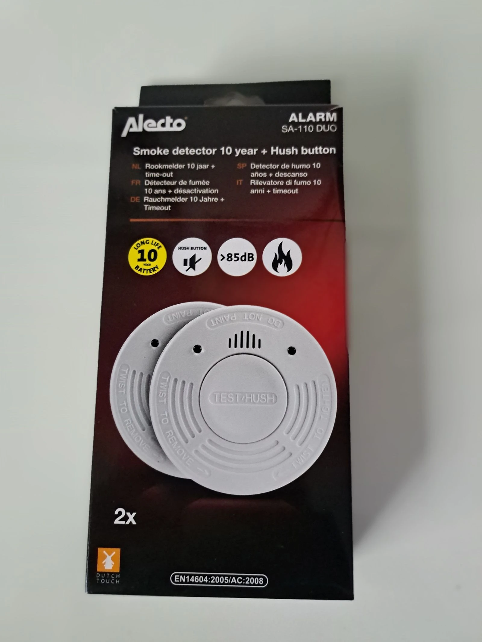 Alecto Rookmelder/Rookwaarschuwingsapparaat (nieuw)